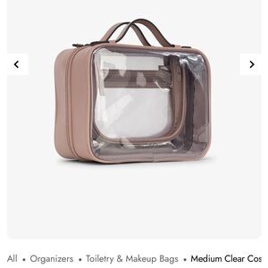 BOGO Calpak Clear Cosmetics Case